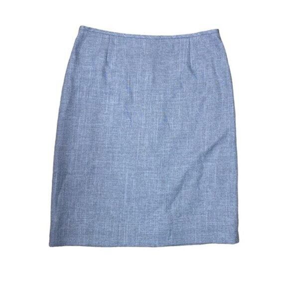 Preston & York Skirt Suit Size 10 Blue - Picture 6 of 9